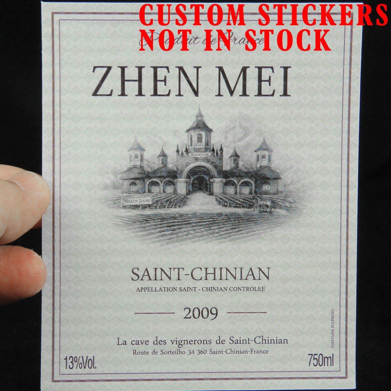 New Bottle Labels Stickers Customized Water Beverage Drink Custom Paper Stickers Anti-freezing Waterproof Label Stickers. 