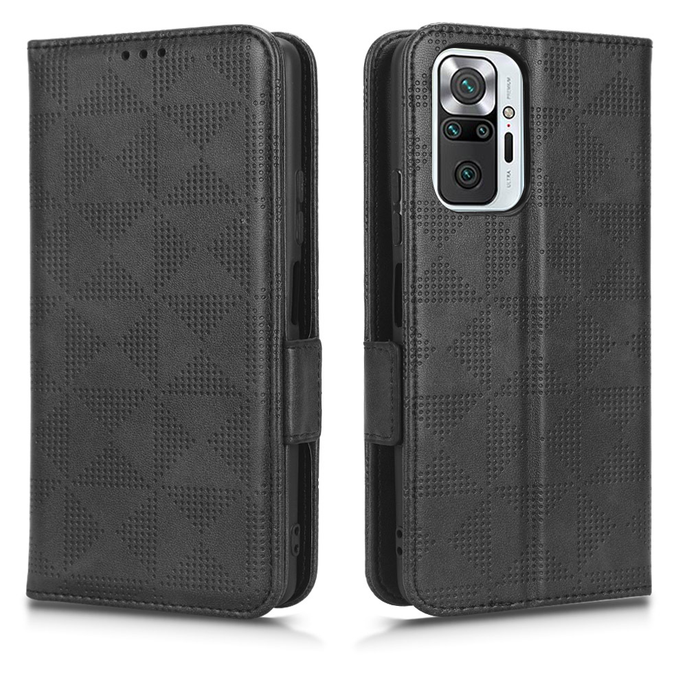 Applicable Redmi Note 10 Pro Symmetric Triangle 4G Phone Case Overseas Edition Max Protective Cover Flip Lanyard. 
