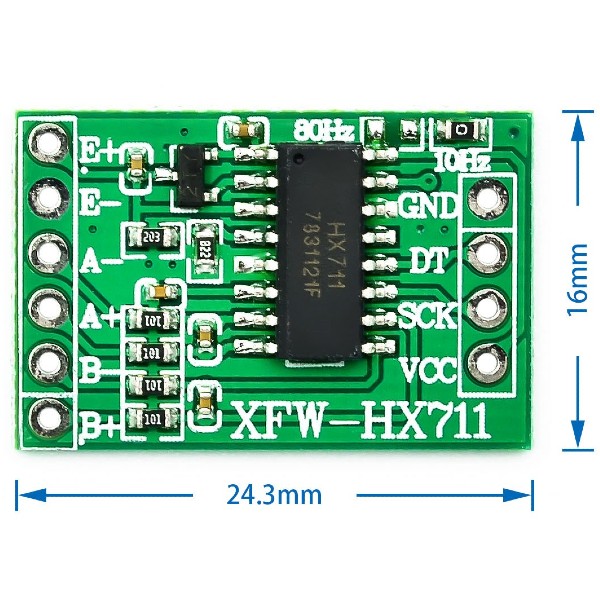 Load Cell Amplifier HX711 HX-711 Weighing Transducer Sensor 24 Bit AD Module With Header Pin Pressure Sensor 1KG 5KG 10KG. 