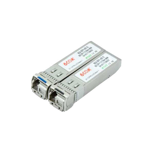 6COM 1.25G Single Fiber SFP Module (LC-LC). 