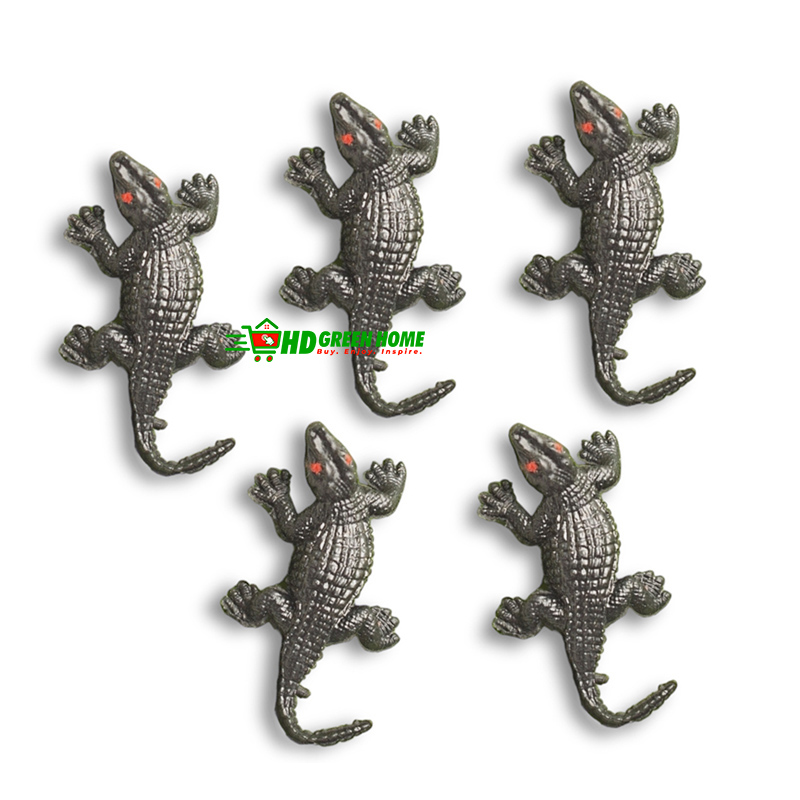 5 pcs x Simulation Mini Crocodile Toy Plastic Realistic Alligator Prank Funny Toys. 