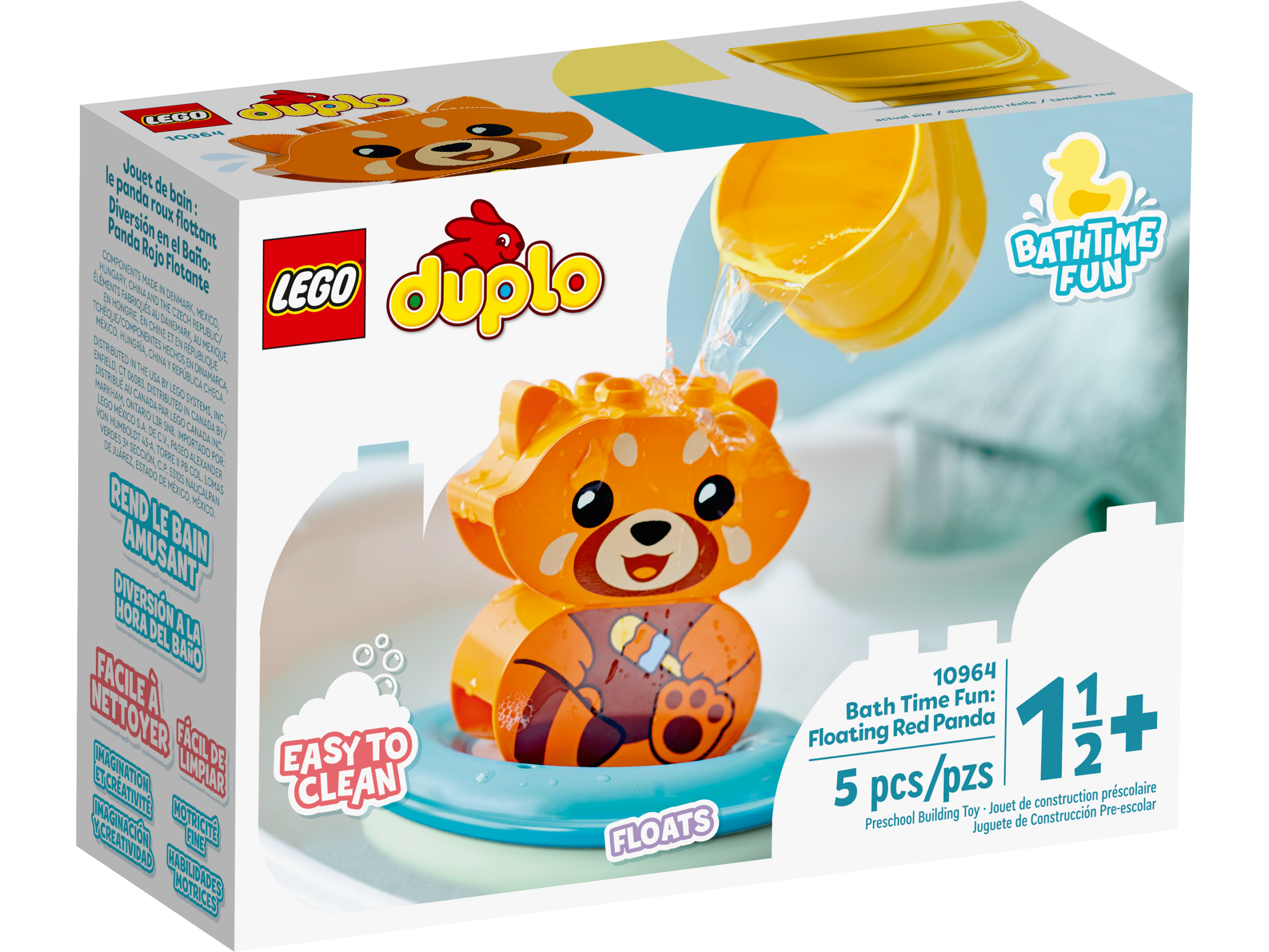 LEGO 10964 BATH TIME FUN: FLOATING RED PANDA V29. 