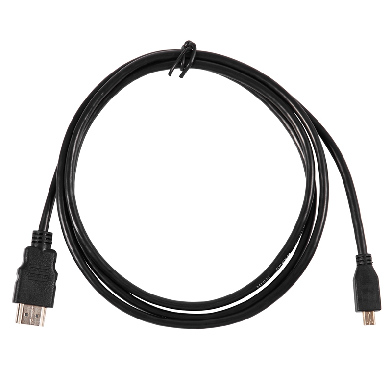 BRADOO- 1 Pcs 1.5M Micro-Hdmi To Hdmi Cable for Hd Tv Camera Gopro Hero 3 & 50Pcs Color Mixing Cable Cord Strap Hook Loop. 