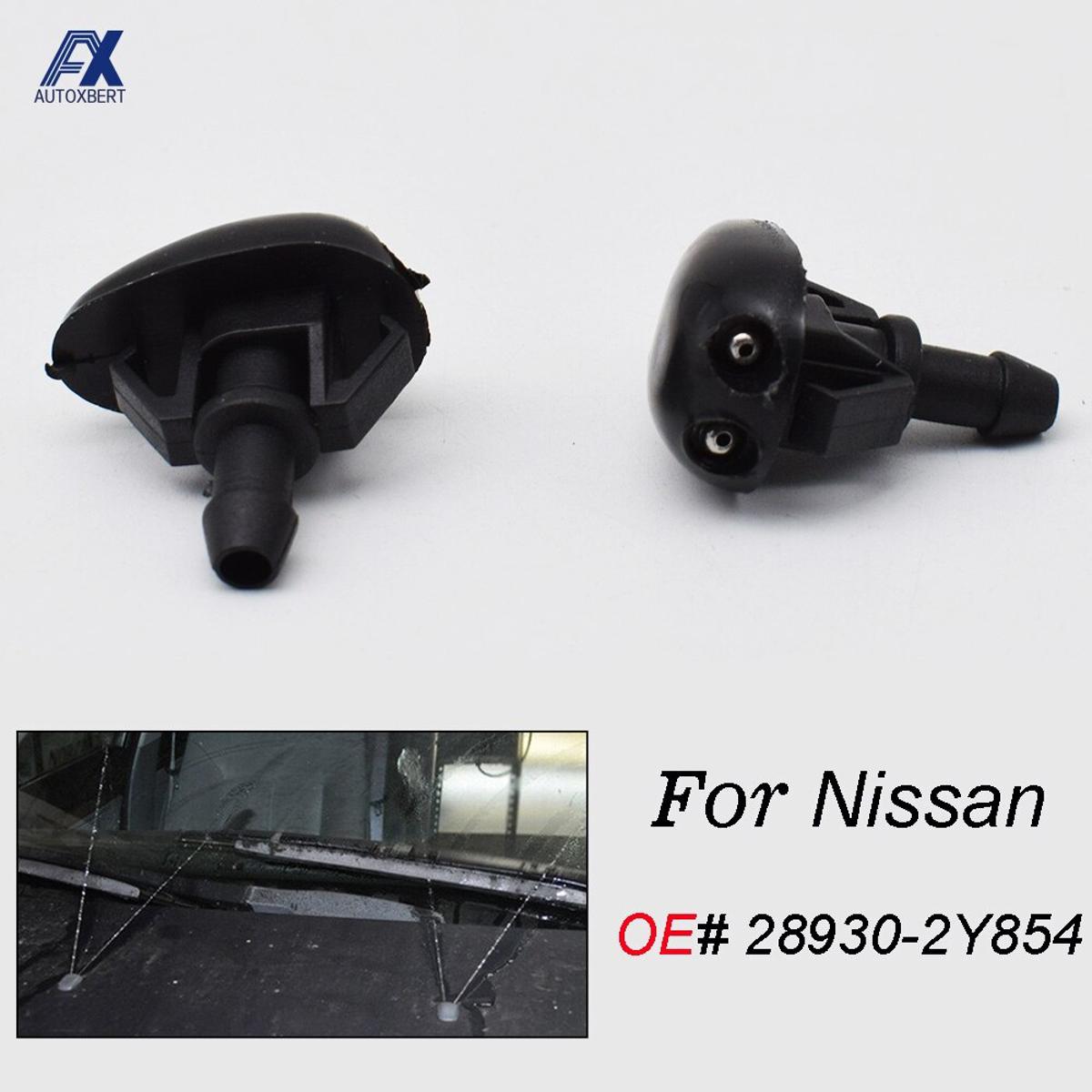 【Alizeker Mall】2Pcs Wiper Washer Nozzles Jet For Isuzu D-Max For Nissan Altima L31 Xterra X-Trail T30 Frontier D22 Pulsar