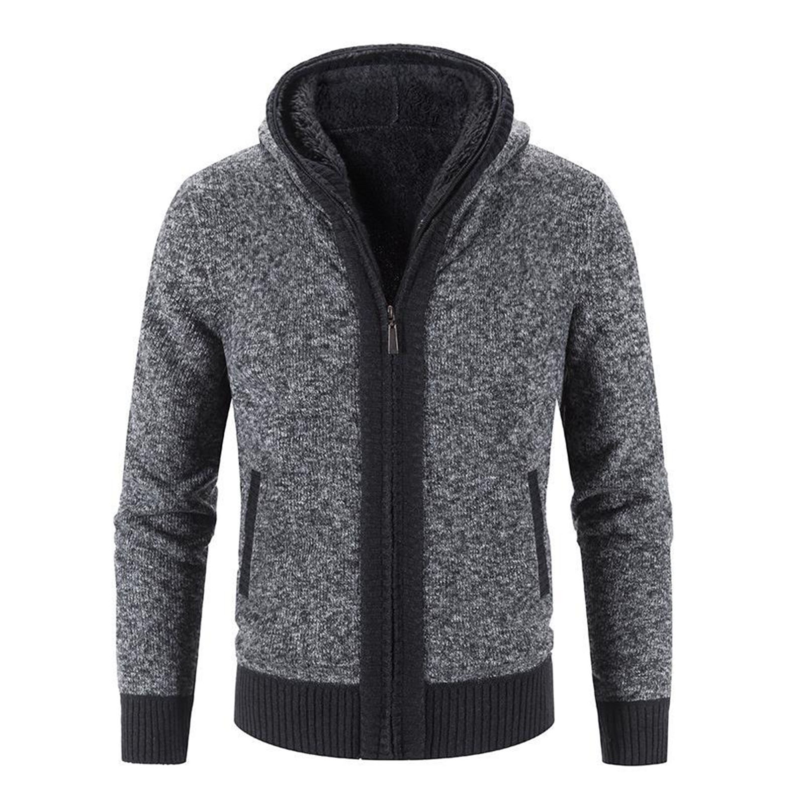 Sweater jacket outlet mens with hood