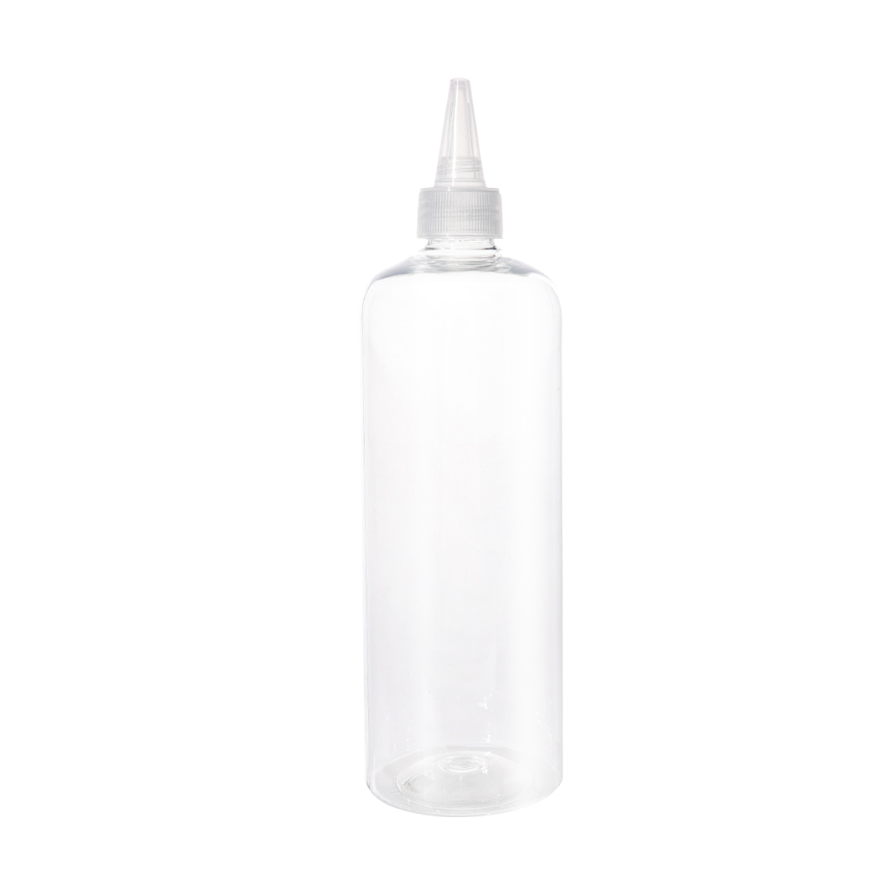 500ml/1000ml Kitchen Pointed Nose Clear Squeeze Sauce Bottle Sealable. 