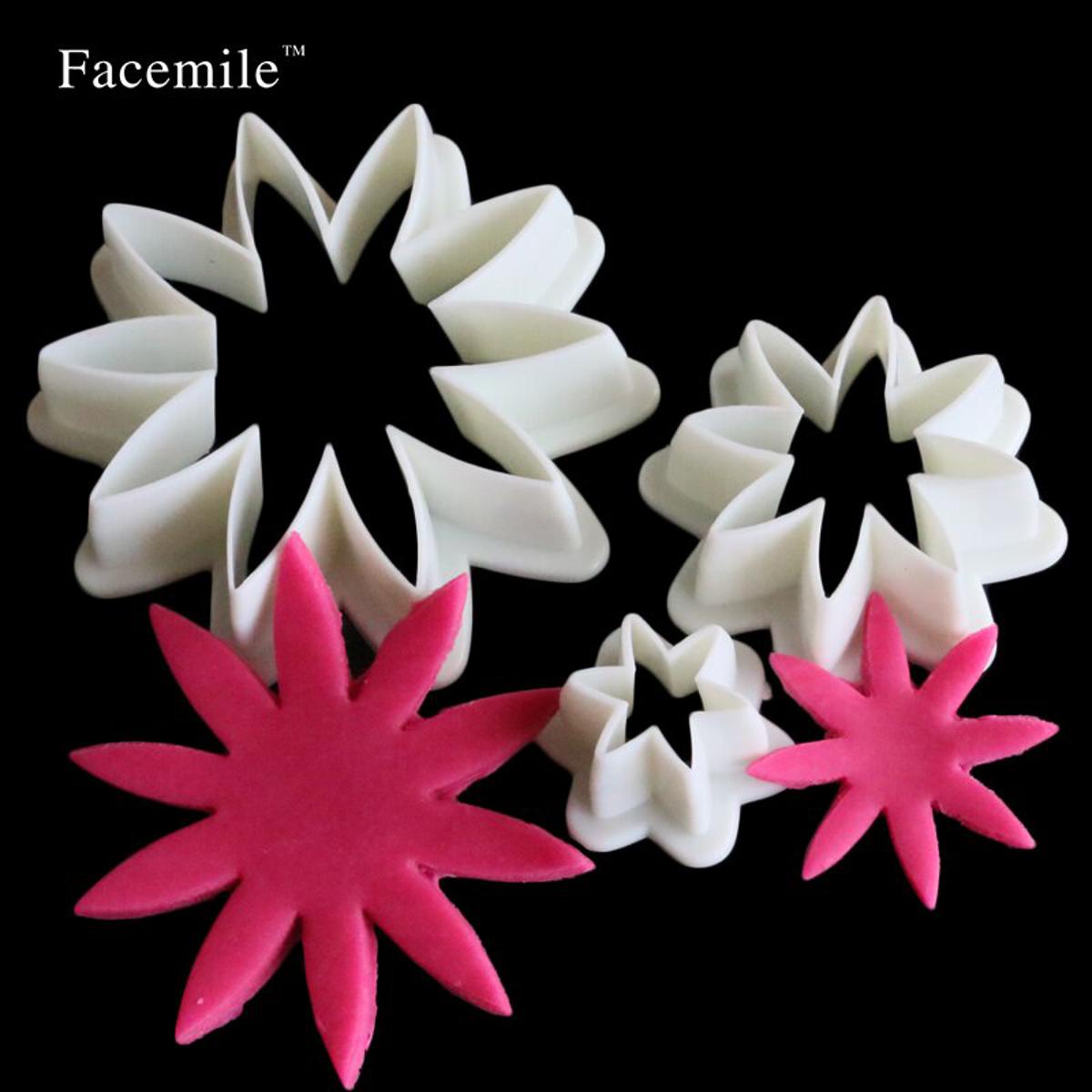 Daisy Flower Cookie Sunflower Plunger Gift decorating tools Cupcake Kitchen fondant Kitchen accessories Gift mold Stand 01112