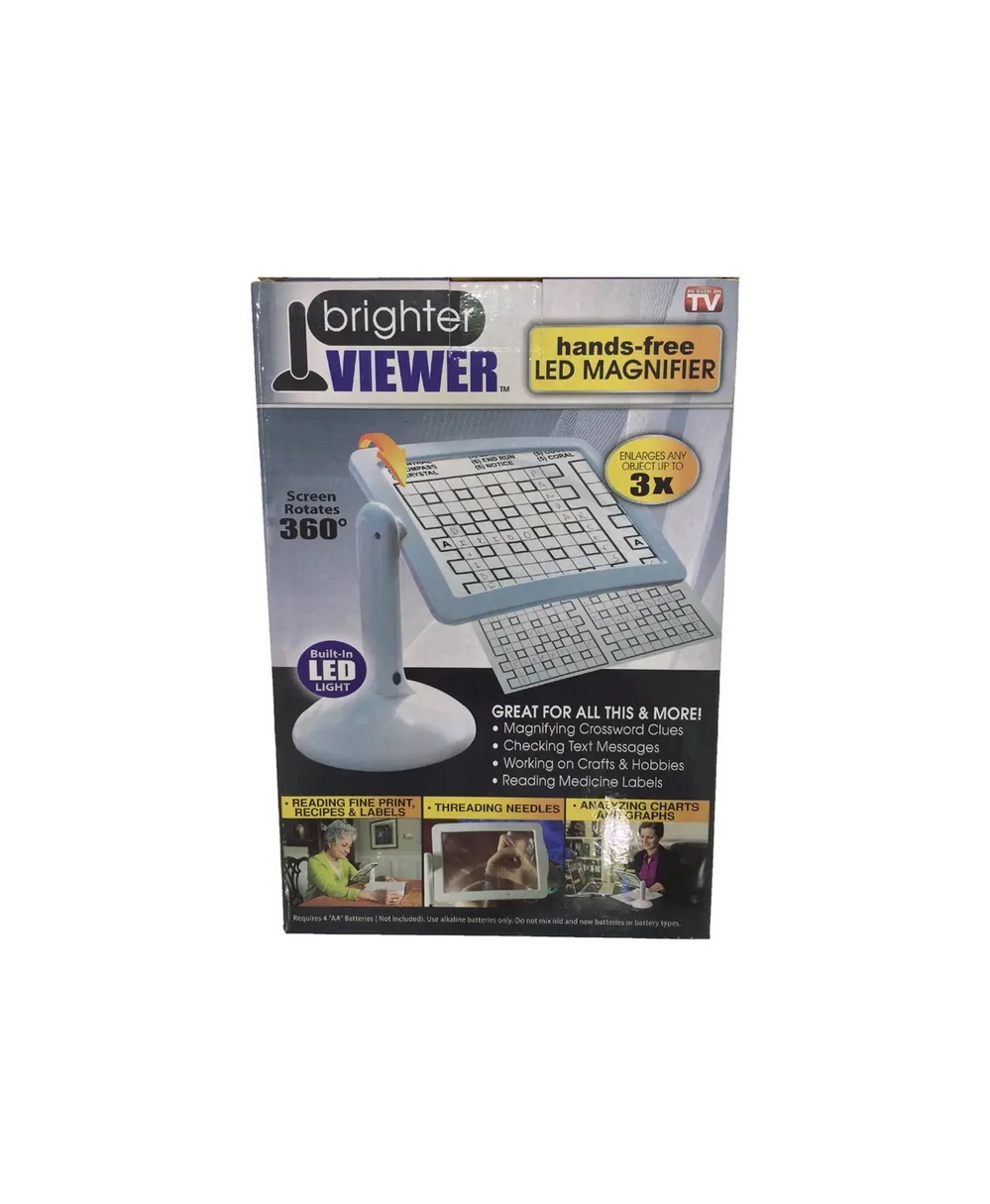 BRIGHTER VIEWER MAGNIFIER LIGHT / HANDS-FREE. 