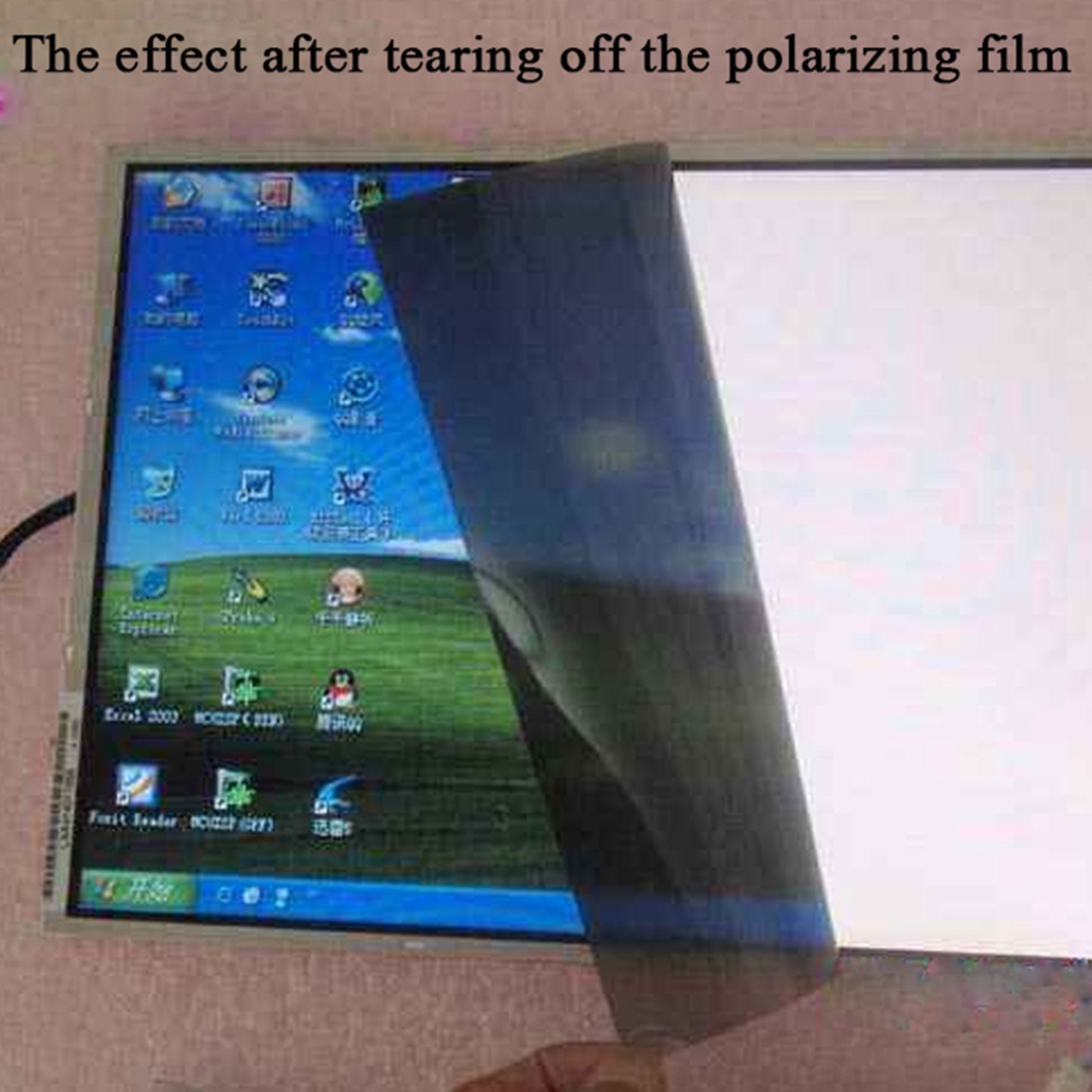 Linear Polarizer Film LCD/LED Polarized Filter Polarizing Film Sheet for Polarization Photograph 5PCS (No Adhesive). 