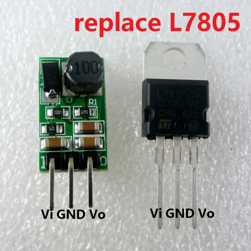 【YIYANGMAOYI111】5W 6.5-40V to 5V DC DC Converter Step-Down Buck Module regulator replace TO-220 LM7805 LDO IC