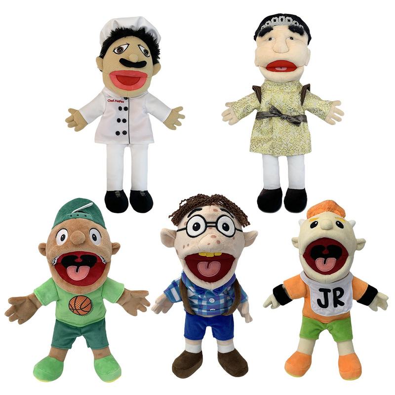 40cm Jeffy Puppet Doll Jeffy Hand Puppet Sml Jeffy Puppet Family Real Jeffy Zombie Boy Hand Puppet Soft Toy Plush Feebee Puppet. 