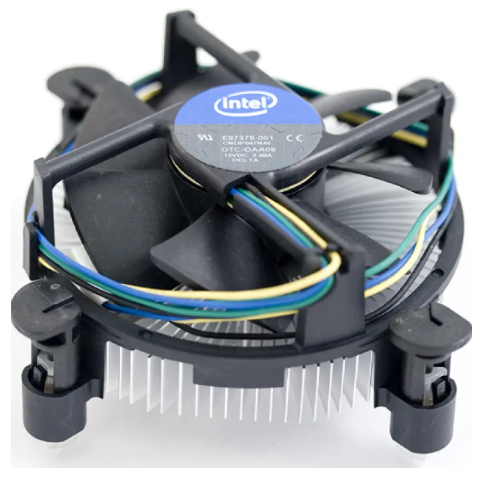 Intel Pentium i3 i5 i7 CPU Cooler Fan & Heatsink LGA 1150 1151 1155 1156 Socket H Intel Stock CPU Cooler Silver Core