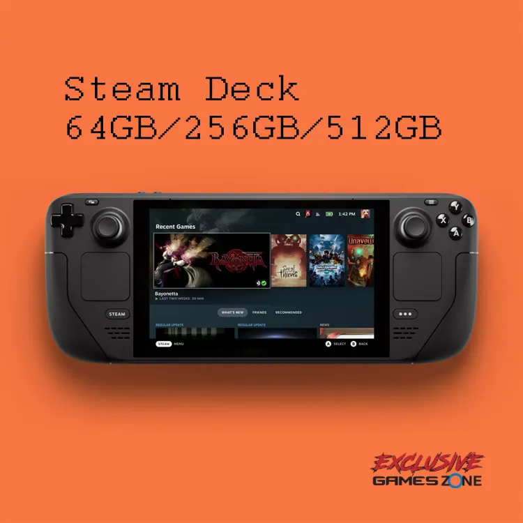 Steam Deck Gaming Console 64GB/256GB/512GB Handheld