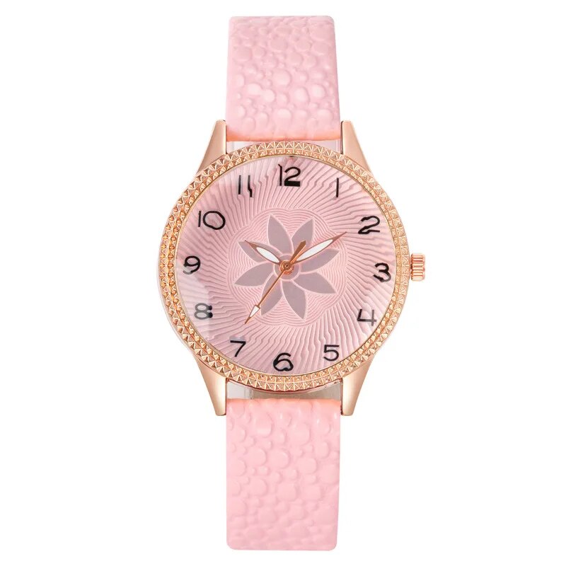 Fashion Leather Women's Watch Designer Brand Quartz WristWatch Dress Formal Watch