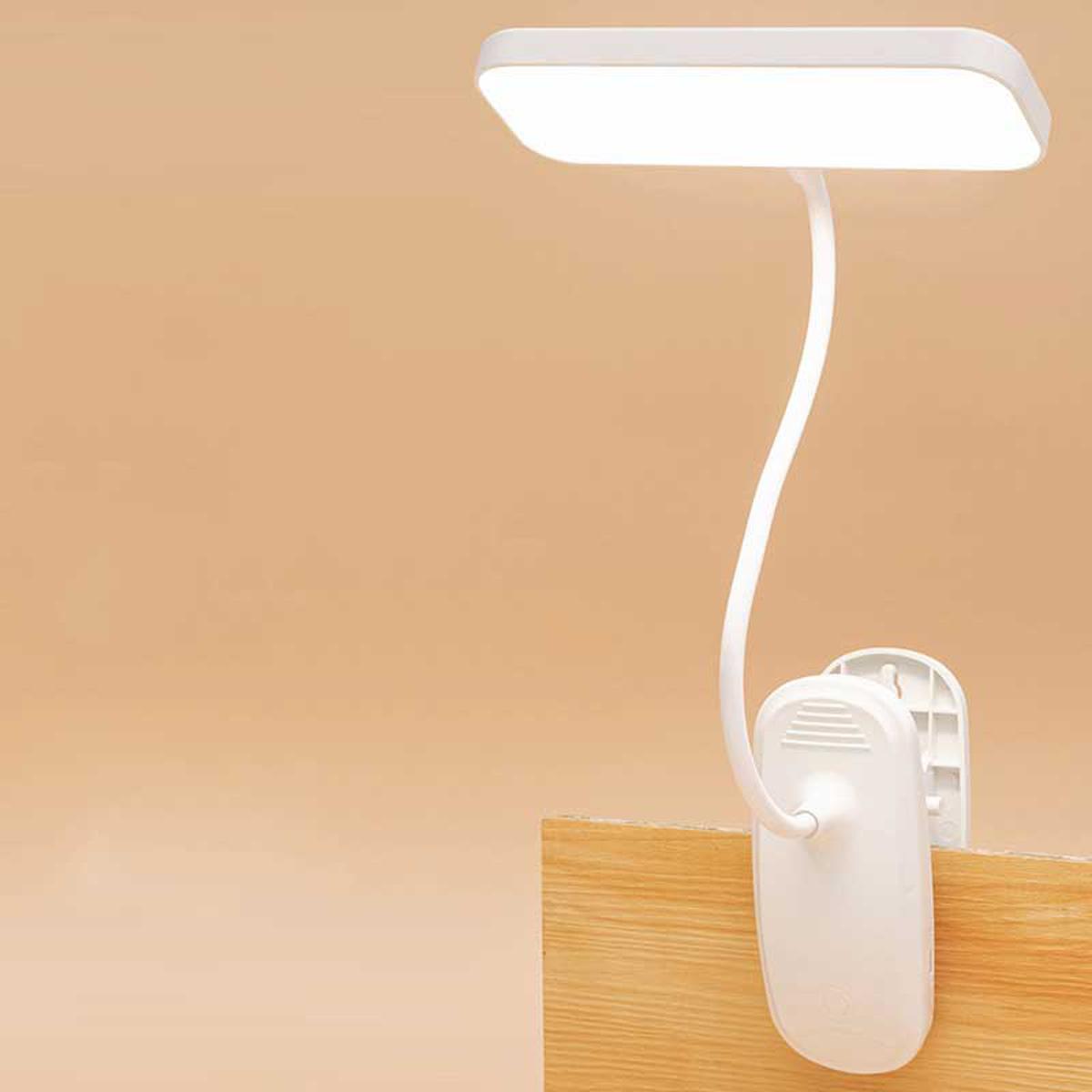 Flexible Table Lamps with Clip Foldable USB LED Desk Lamp Dimming Bedroom Lights Eye Protection Reading Night Light