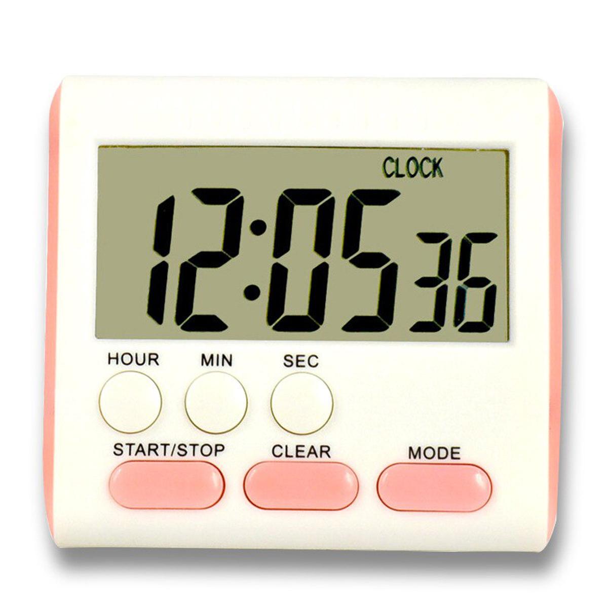 Kitchen Clock English 24-hour Electronic Timer Digital Reminder Alarm Clocks Cooking Countdown Timer LCD Multifunction Home. 