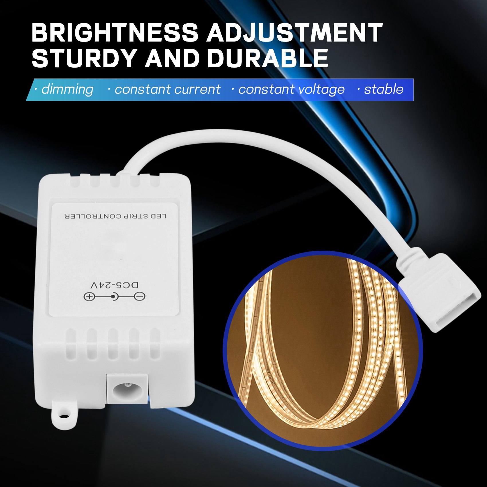 Tuya Zigbee Smart Led Controller RGB for Light Strip 5V-24V Compatible ZHA Zigbee2MQTT Tasmota Alexa Home. 