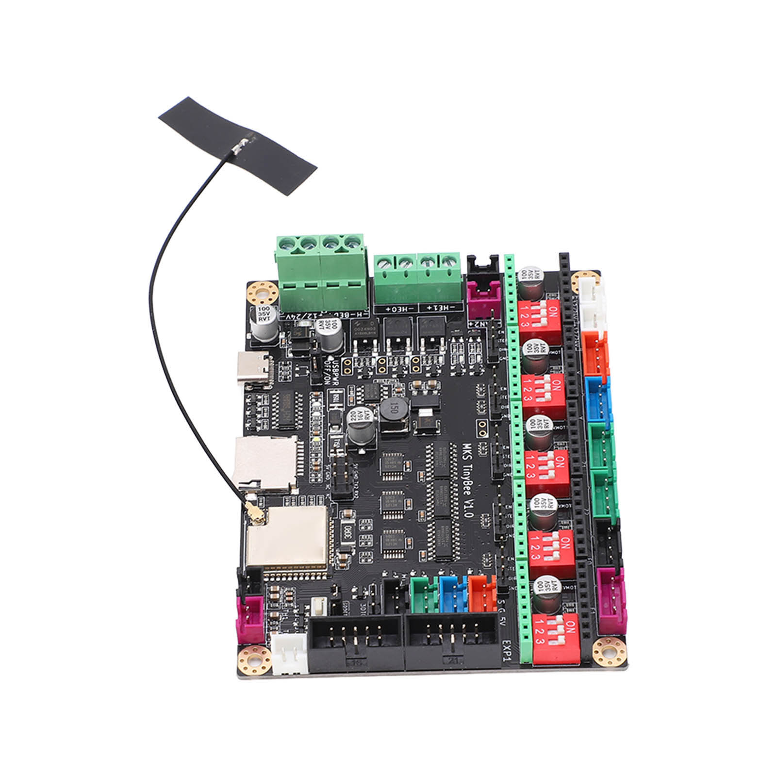 3D Printer Control Panel, PCB DC12-24V 3D Printer Motherboard for Working. 
