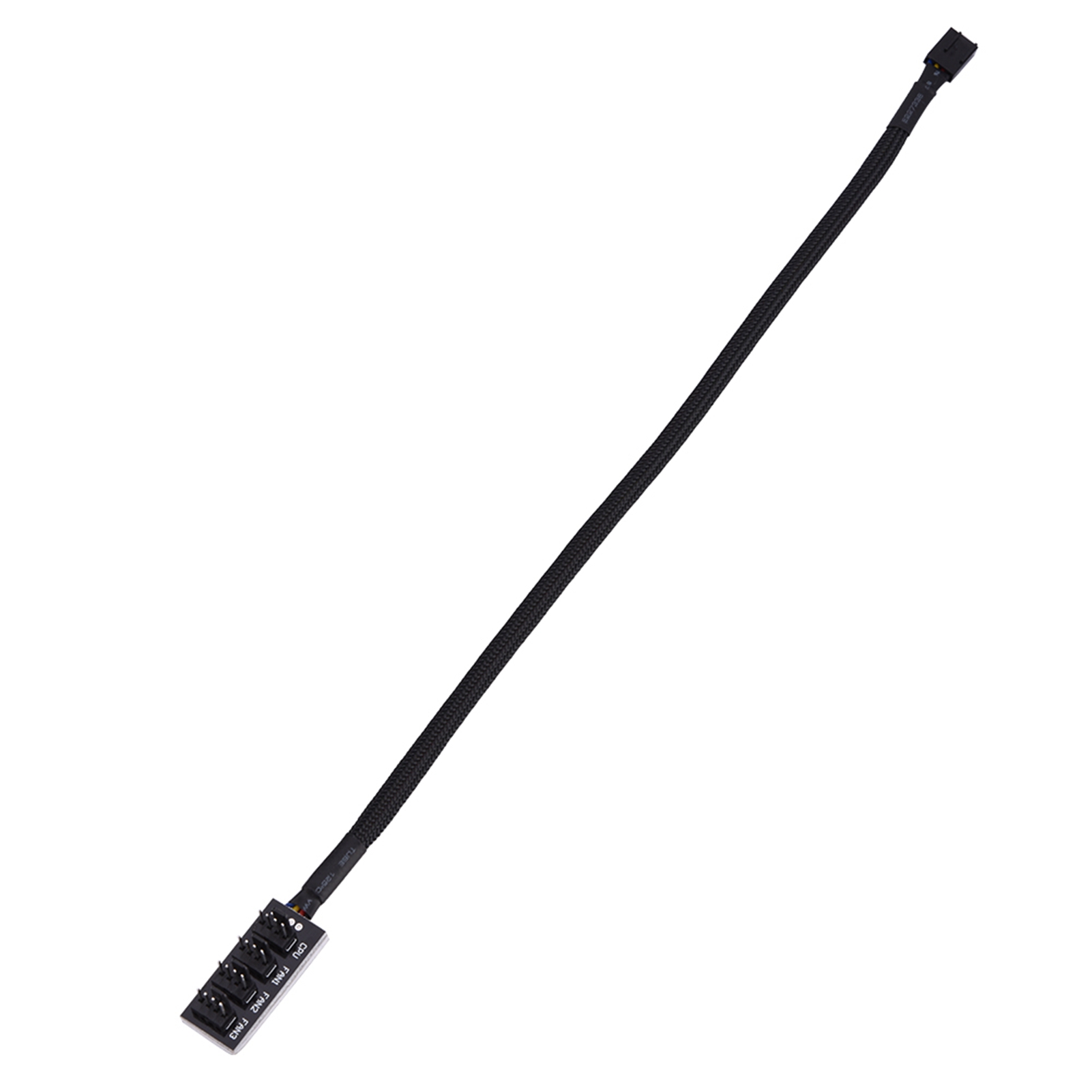 4-pin PWM splitter hub computer CPU/fan power multiple connector cable adapter support 3-pin/4-pin fans. 