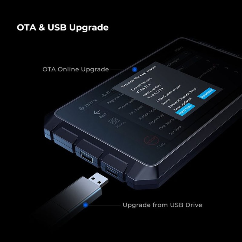 Creality Sonic Pad Original Kit Upgrade Must 7 Inch RAM 2G ROM 8G 64 Bit 1024*600 Multi Touch Screen Support Klipper Firmware. 