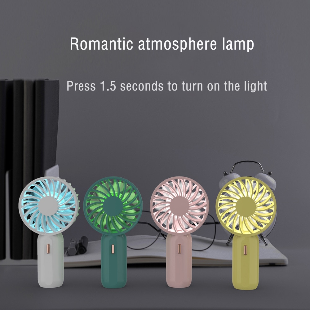 Mini Fan Usb Rechargeable Pocket Fan Small Size Handheld Portable Fans For Child And Lady Three-Speed Brushless Turbo Air Cooler. 