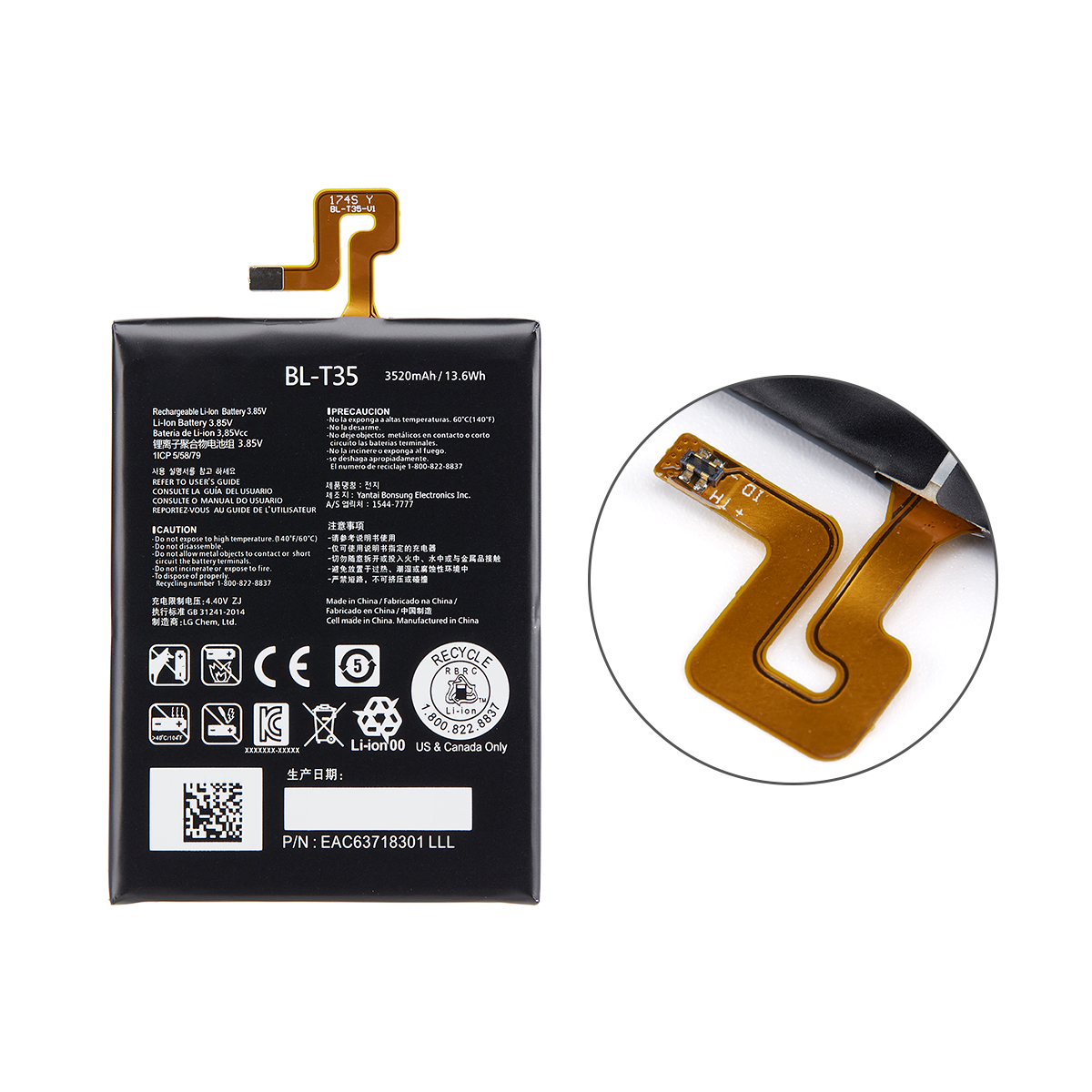 BL-T35 Phone Batteries For Google Pixel 2 / Google Pixel 2 XL Replacement Phone Battery. 