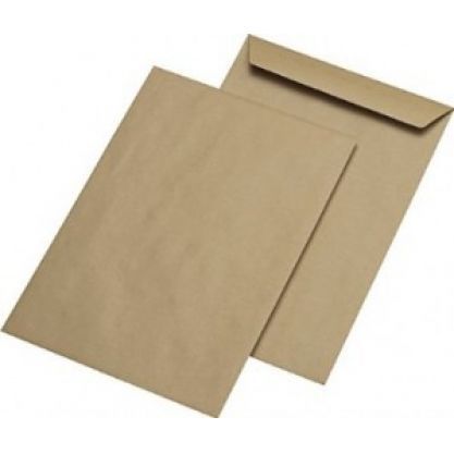 Brown Envelopes (Khaki Kham) Folding Pocket For Invitations Cards, Photos, Letters, Strong Bond Paper, by Better Office Products,  Great Option for Mailing, Storage and Organizing, Size A4 (Length 31.50cm X Width 27.50cm), Pack of 200 PCS. 