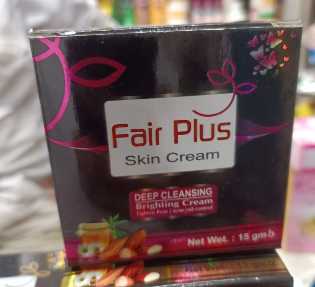 Fair Plus Skin Cream Deep Cleansing Braitening Cream 15 gm. 