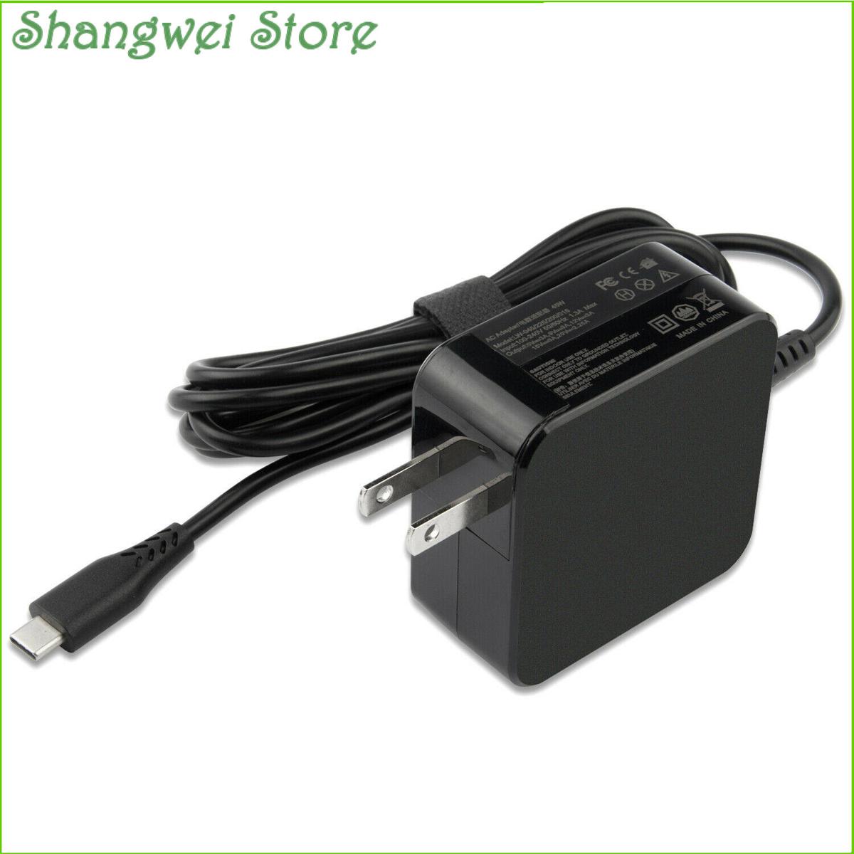 65W USB Type-C Power Adapter Charger for Dell XPS12 9250 Dell Latitude 7370