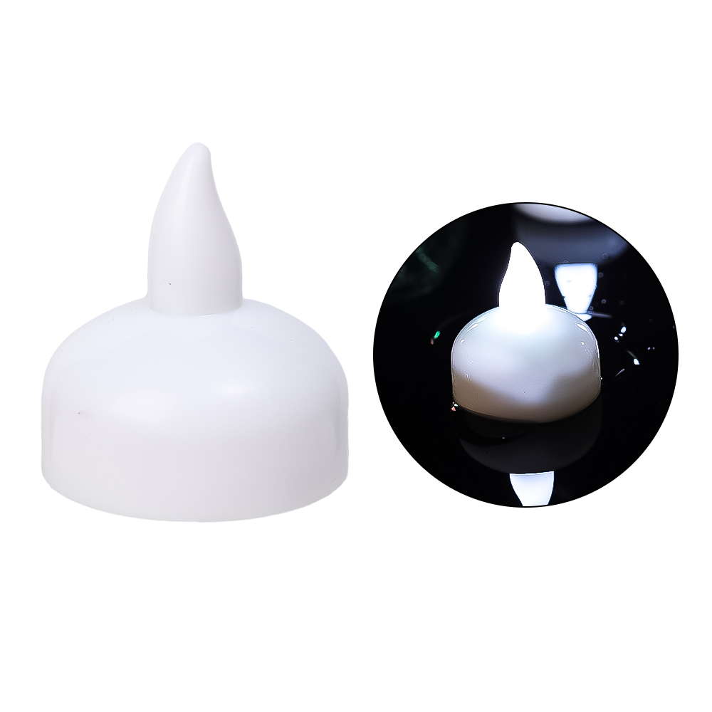 Flickering Flameless LED Candles Light Lamp Waterproof Floating on Water LED Tea Light for Pool Spa Decor. 