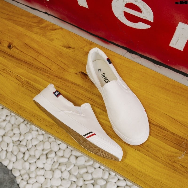 Men's Fat and Widened Shoes 46 Cloth Shoe Size / Idle ︷ Plus-Sized Canvas Shoes Lazy ﹨?/ Shoe Size Extra Large 4847/45‘