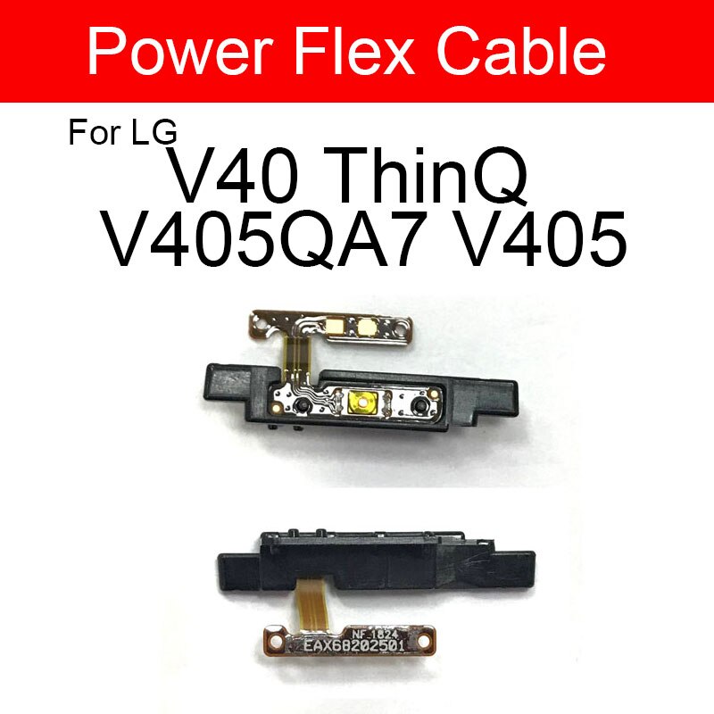 Up Down Volume Power Side Button Flex Cable For LG V10 V20 V30 V35 V40 V50 V50S Power On Off Control Volume Flex Ribbon. 
