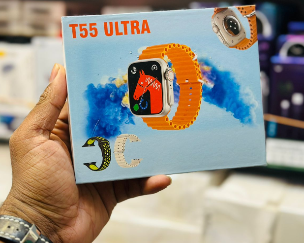 T 55 ultra Smart Watch with Smart Calling. 