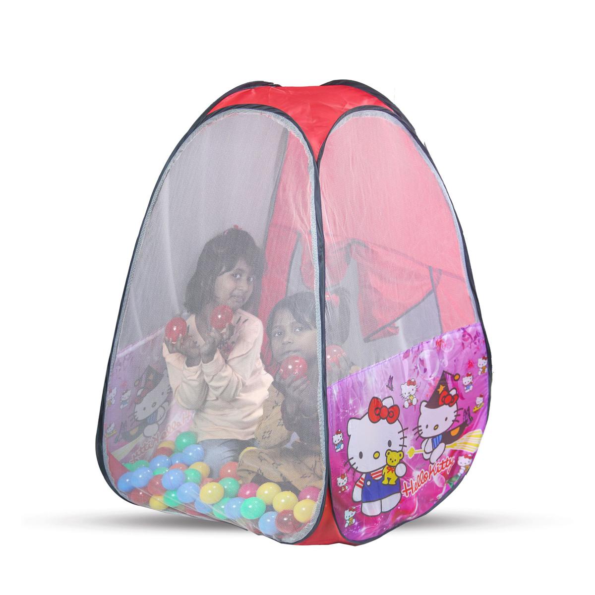 HELLO KITTY TENT PLAY HOUSE WITH 100 BALLS