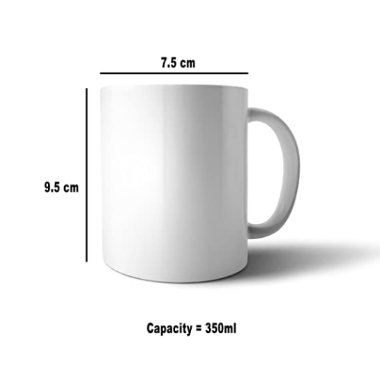 Battlegrounds Multicolour Printed Ceramic Coffee and Tea Mug for Games Lover Best Gift for Your PUBG Lover INT-5420. 
