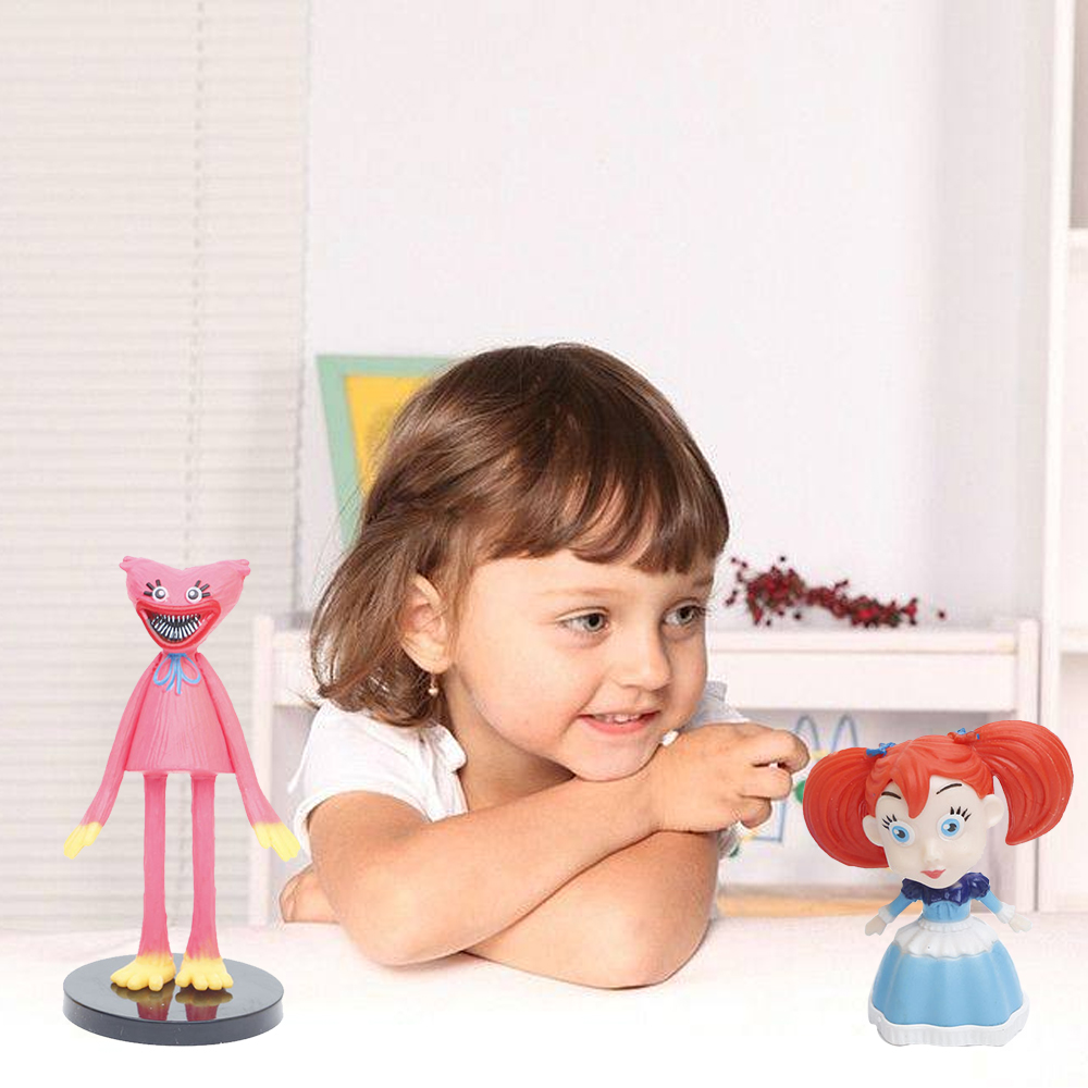 （New）et Of 8 Pc Poppy Playtime Mini Figure Huggy Wuggy Figure Toy. 