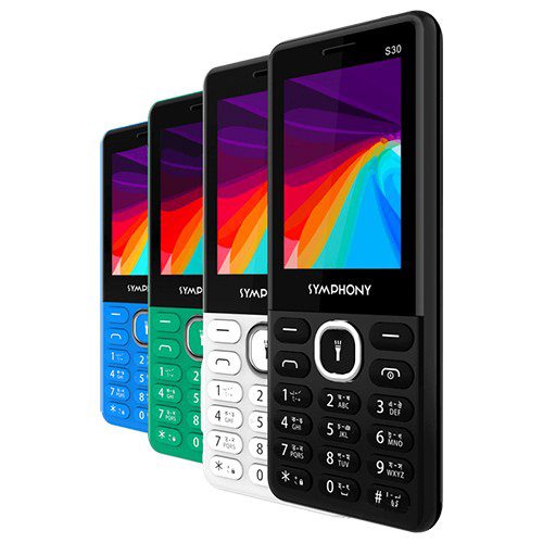 Symphony S30 Dual Nano SIM Connectivity 2G  Battery 1000mAh Li-ion Feature Phone  Mobile Phone - Official. 