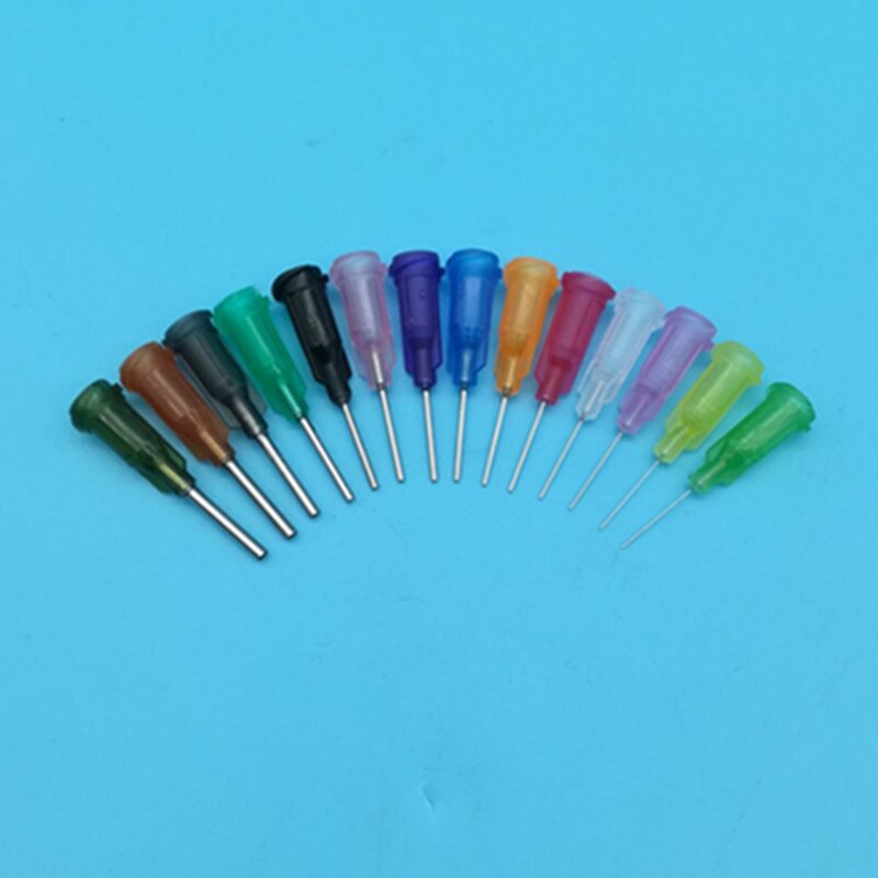 【VisioN Shop】100pc/lot blunt point needle syringe tip for solder paste UV glue other Dispensing needle Tip. 