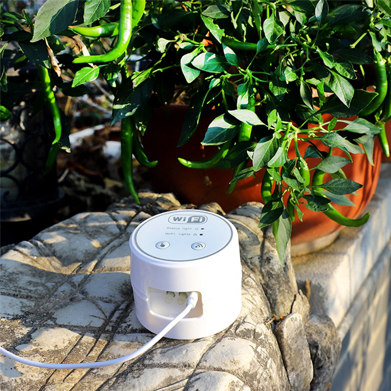 Wifi Automatic Drip Irrigation Controller Garden Plant Smart Water Pump Timer Indoor Watering Irrigation System Device. 