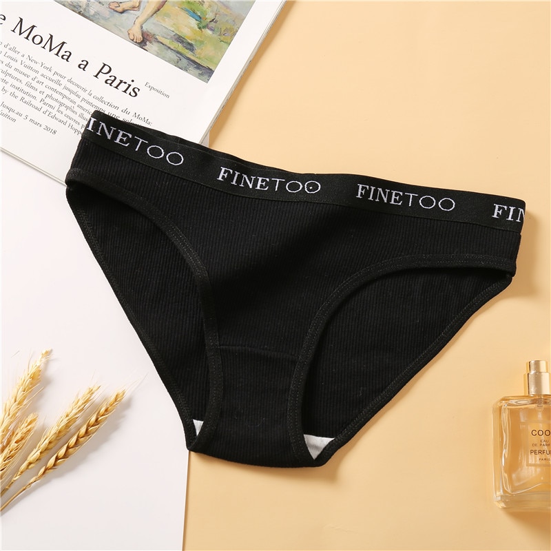 Letters Print Underwear Panties Women Underpants LA 