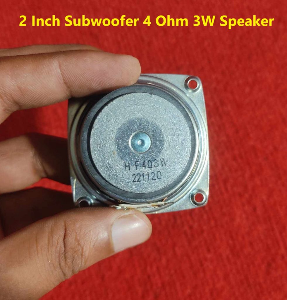 2Pcs- H F 2 Inch Speaker 4 Ohm Audio Amplifiers Speaker 4 Ohm Speaker 2 Inch Subwoofer 4 Ohm 3W Speakers 50mm Speaker Audio Speaker 3W Subwoofer Amplifier Speaker 3W Bluetooth Speaker. 