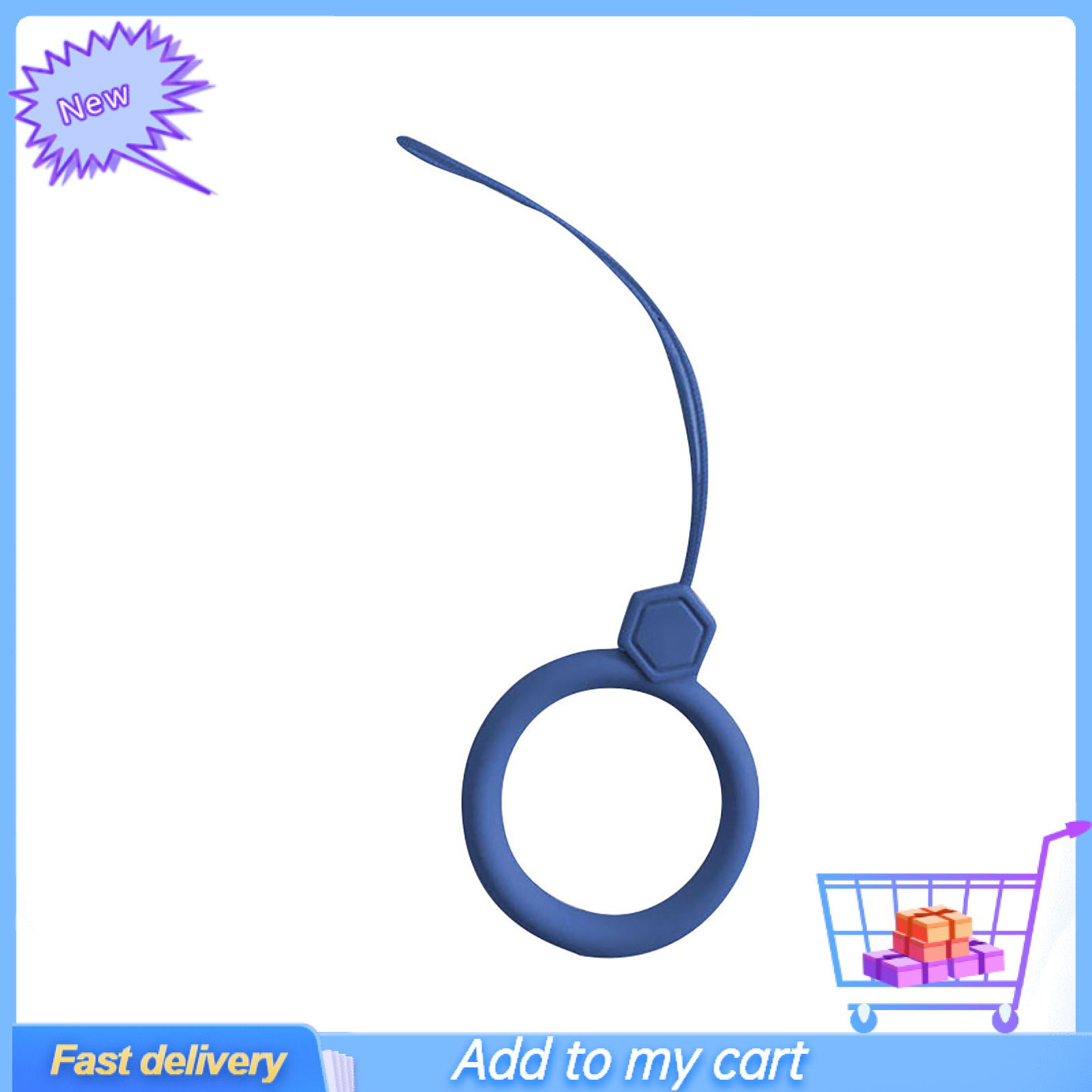 Phone Lanyard Universal Anti-lost Cartoon Hand Wrist Strap Holder for Mobile Phone U Disk Keys. 