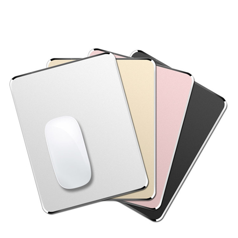 HXSJ Metal Mouse Pad Mat Hard Smooth Matte Thin Non-Slip Waterproof Fast and Accurate Control Mousepad for Office Home. 