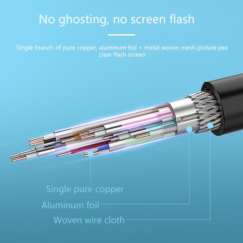 Home Theater DisplayPort 1.4 Cable 8K 4K HDR 60Hz 144Hz Display Port Adapter For Video PC Laptop TV DP 1.4 DisplayPort Cable. 