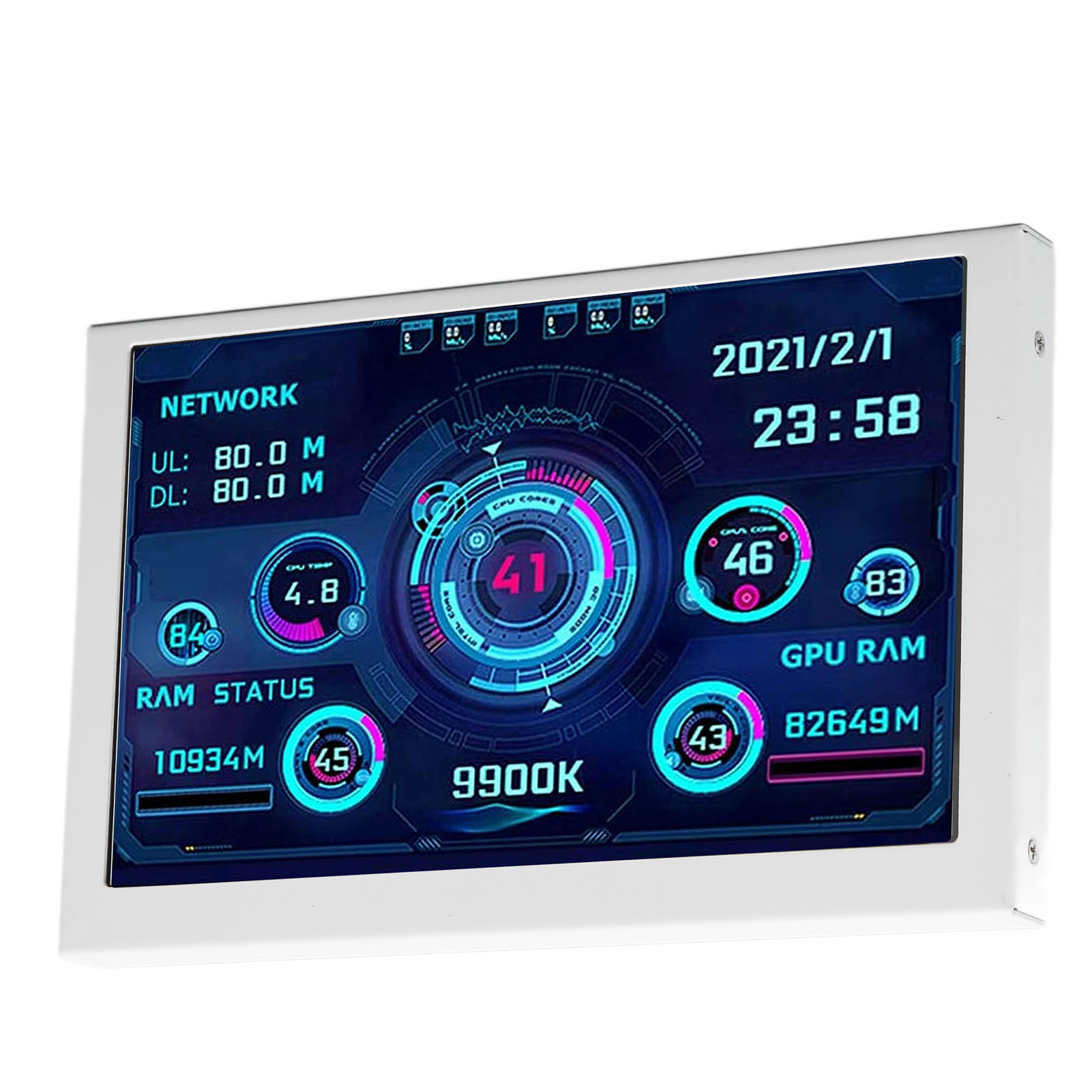 5in Computer Temp Monitor IPS USB Mini Screen PC Sensor Panel Display PC CPU GPU RAM Data Monitor for Windows hot sale. 
