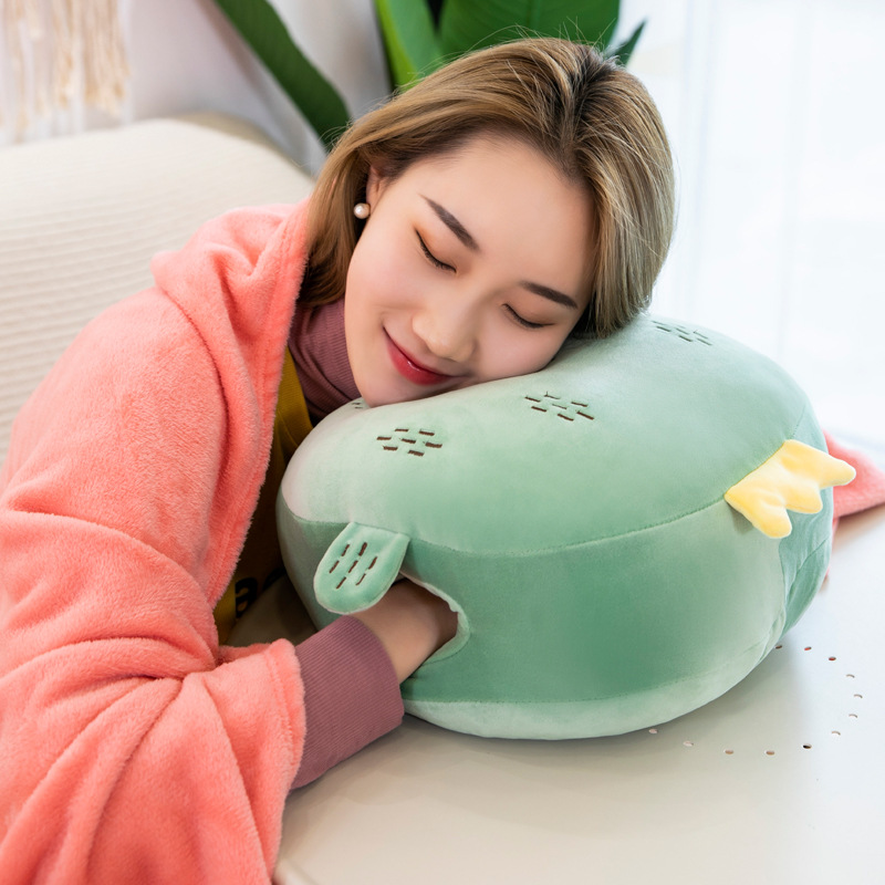 Comfortable soft plush pillows are winter hand warmers, cute fruit and vegetable shaped pillows, office nap blankets in stock. 