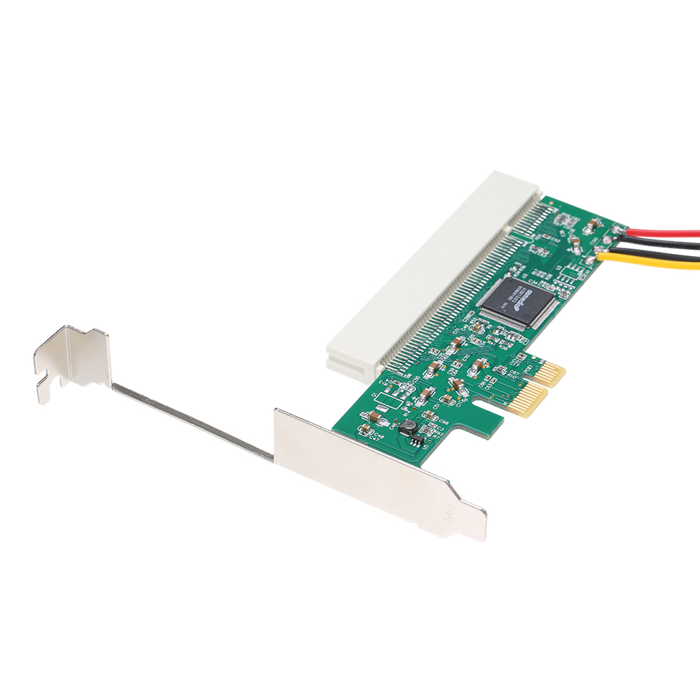 HXSJ PCI Express to PCI Adapter Card PCI-E to PCI Converter with 4Pin Power Supply. 