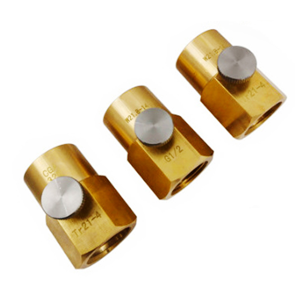 TR21-4 to CGA320/W21.8 Soda Maker Cylinder Refill Adapter Tank Connection Kit. 