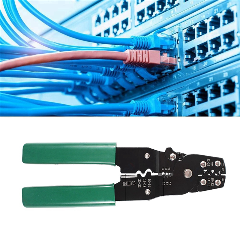Multifunctional Crimping Pliers Crimping Pliers -202D OT/UT0.08-2.5² Cold-Pressed Terminal Wire Cutting Crimping Pliers. 