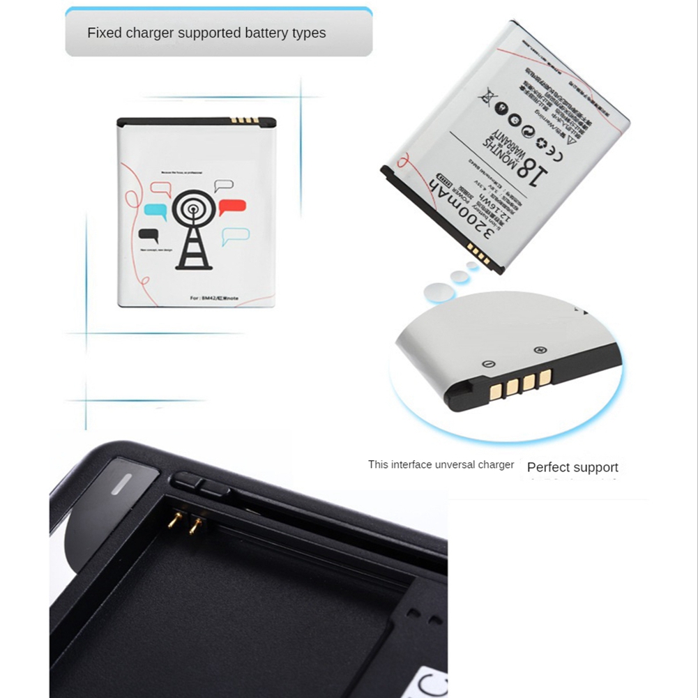 Universal Charger Universal Mobile Charger with USB Output Port for 4.35V High-Voltage for Cell Phone Charg US Plug. 